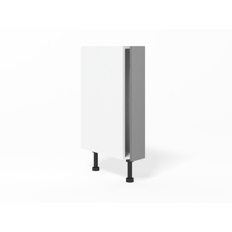 Meuble bas de rangement 1 porte largeur 15 cm