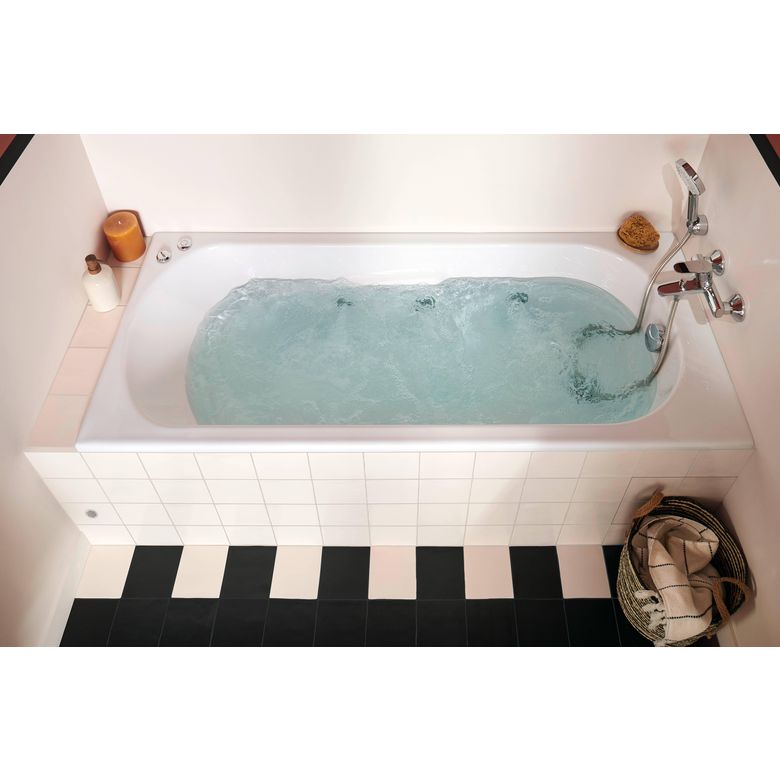 Baignoire balnéo droite BILLIE - Salle de bains