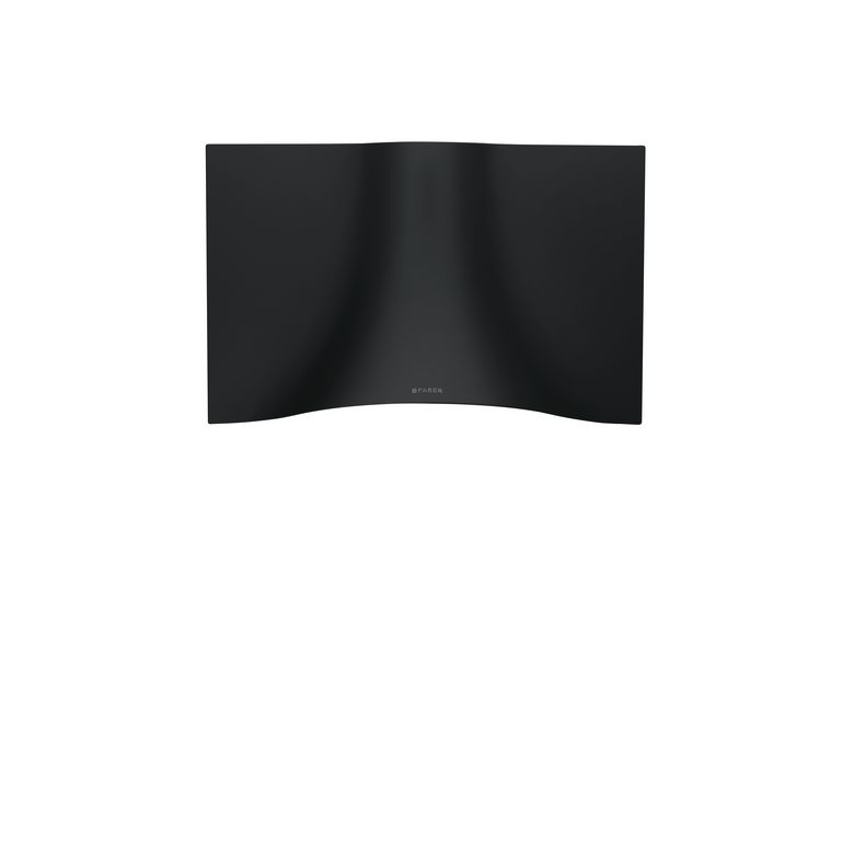 Hotte décorative noire écran murale en acier FABER VEIL 5054002