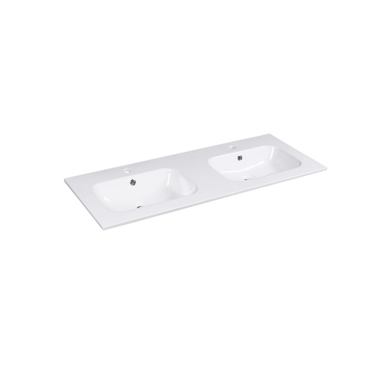 Plan vasque simple 61 cm céramique HAPPY 2  - Lapeyre