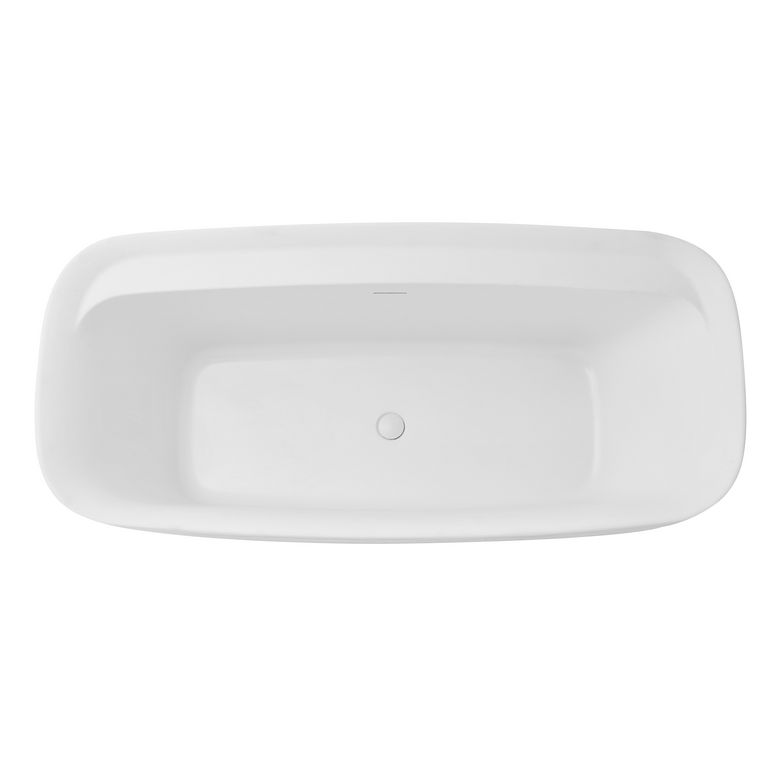 Baignoire droite acrylique BRUNEHILDE - Salle de bains