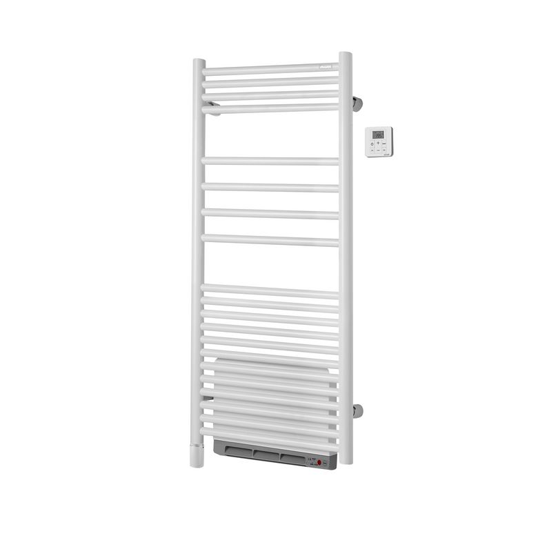 Sèche-serviettes soufflant électrique ANGORA 500/1000W blanc H.107.8 X l.50 Main Image