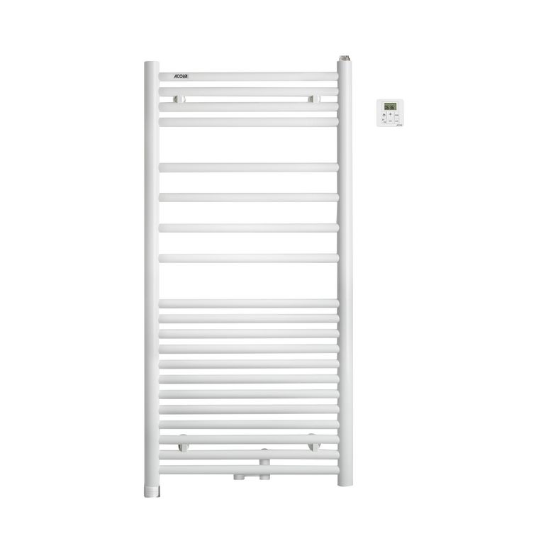 Sèche-serviettes mixte ANGORA 460/300W blanc H.103.3 x l.50 Main Image