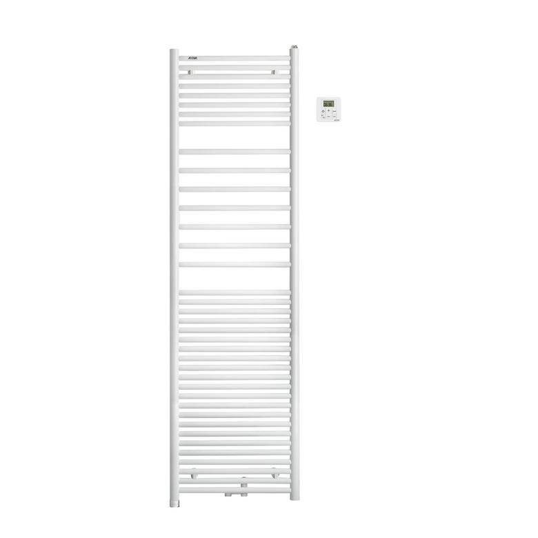 Sèche-serviettes mixte ANGORA 795/750W blanc H.175.3 x l.50 Main Image