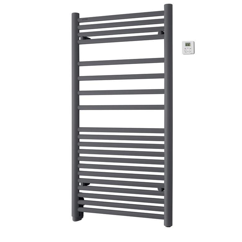 Sèche-serviettes électrique ANGORA 500W anthracite H.103.3 x l.50 Main Image