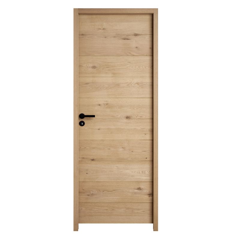 Bloc-porte NAIADE 2 thermique chêne plaqué - Lapeyre