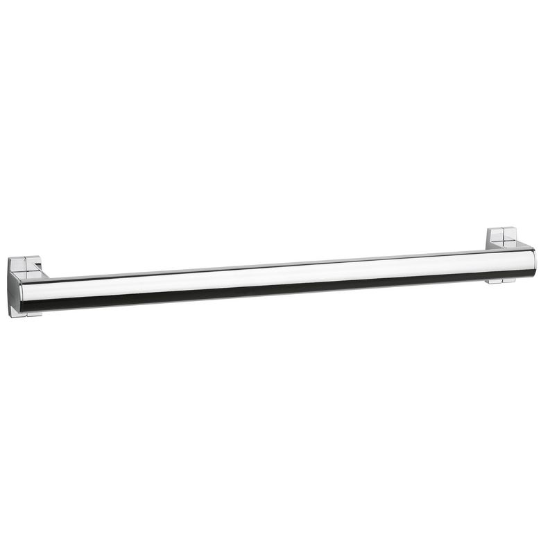 Barre elliptique droite 40 cm aluminium anodisé brillant Main Image