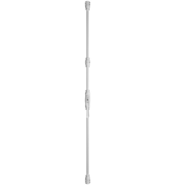 Crémone décorative béquille AUVERGNE Blanc pour menuiserie Bois Main Image