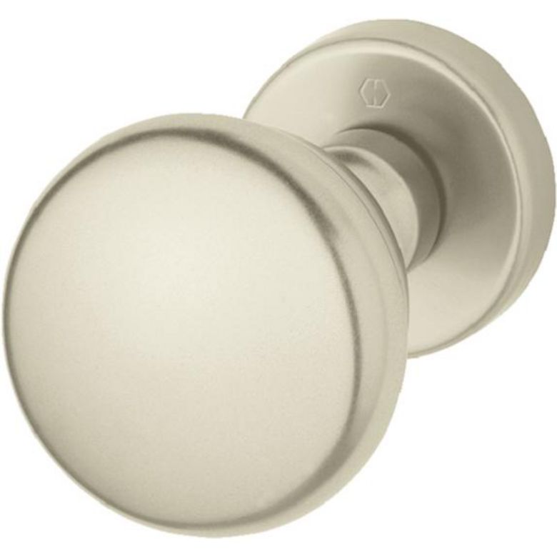 Bouton de tirage central London en aluminium coloris champagne Main Image