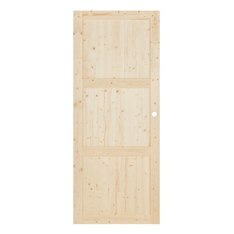 Porte coulissante ROBIN * sapin - sans serrure