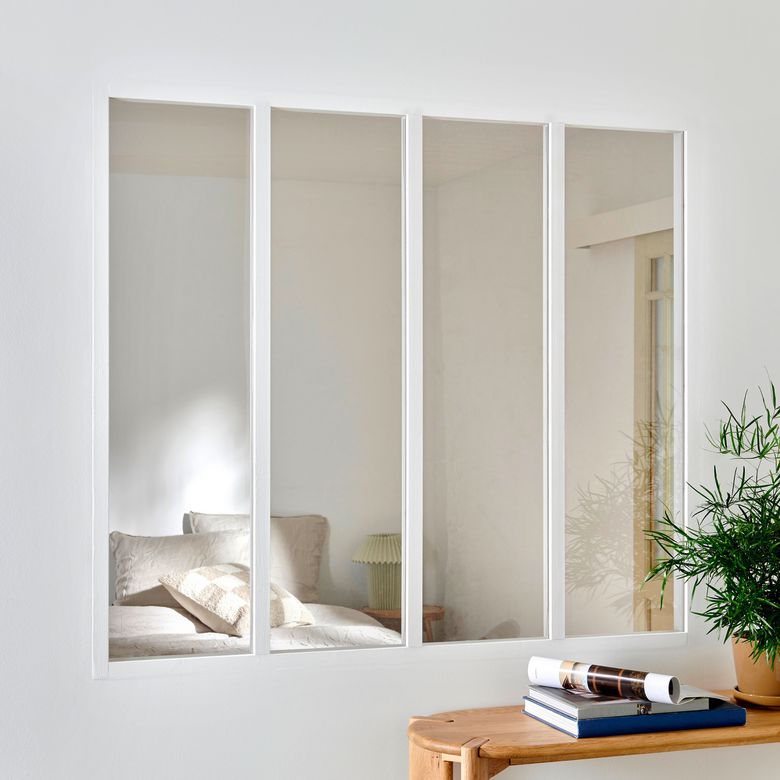 Verrière bois brut 3 vitrages H.1080X1230MM-Lapeyre