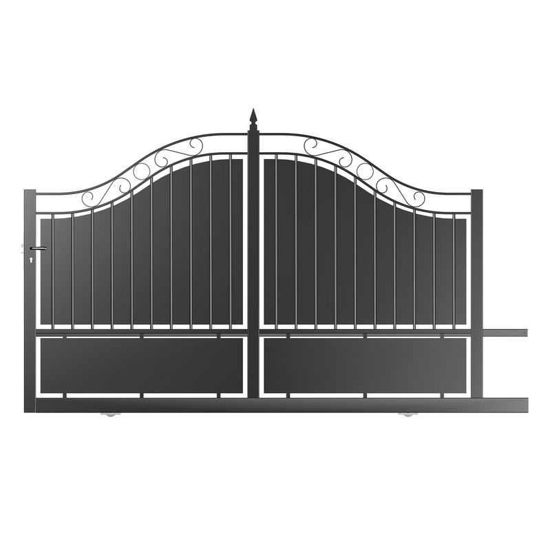 Portail coulissant THALIE plein en acier