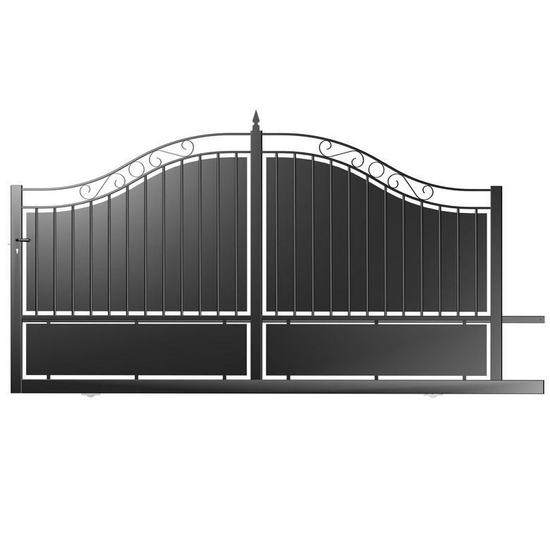 Portail coulissant THALIE plein en acier