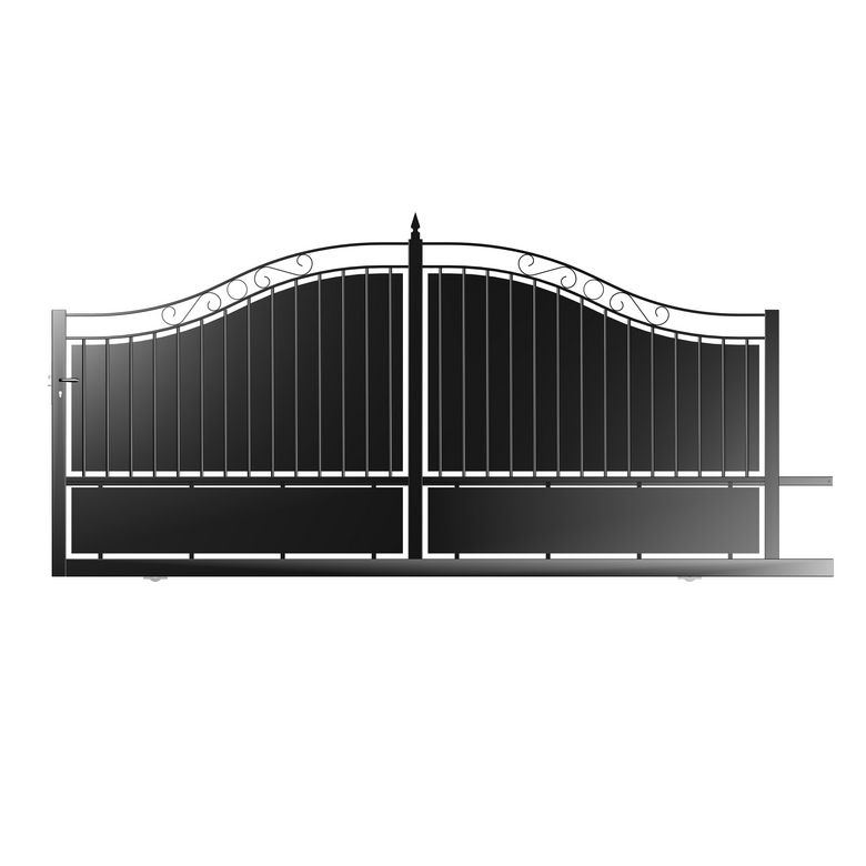 Portail coulissant THALIE plein en acier