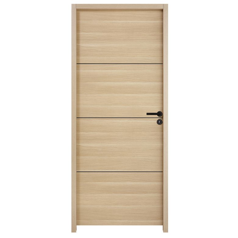 Bloc-porte ROXIE inserts noir | Lapeyre