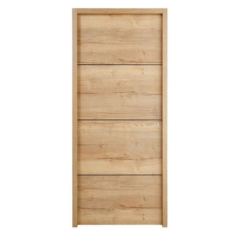 Bloc-porte ROXIE acoustique inserts noir | Lapeyre