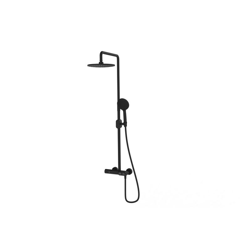 Colonne de douche Thermostatique LUCIA noir Main Image