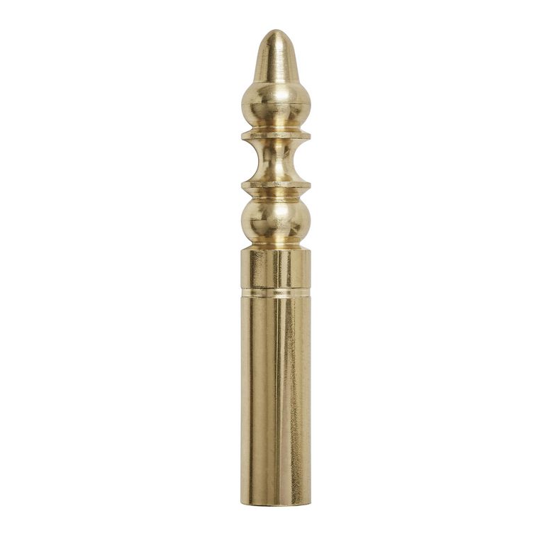 1 jeu de cache-fiche STYLE diamètre 13mm finition laiton poli Main Image