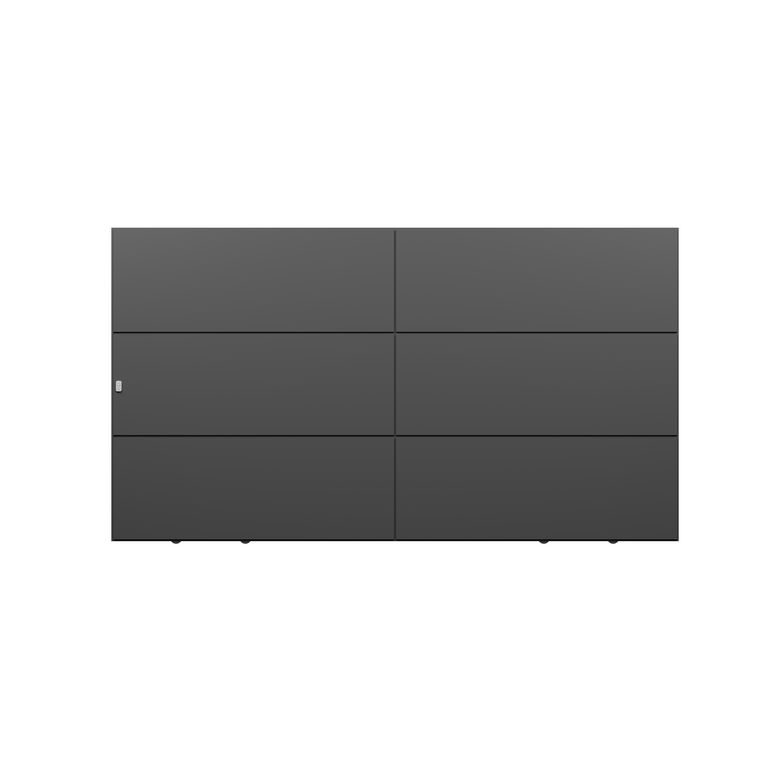 Portail coulissant VINICIUS aluminium H.180 x l.325  gris anhracite RAL 7016 LDD Main Image