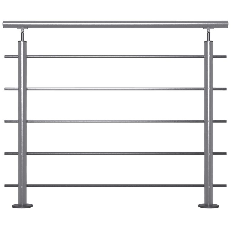 Balustrade Lisséo en aluminium à plat | Lapeyre