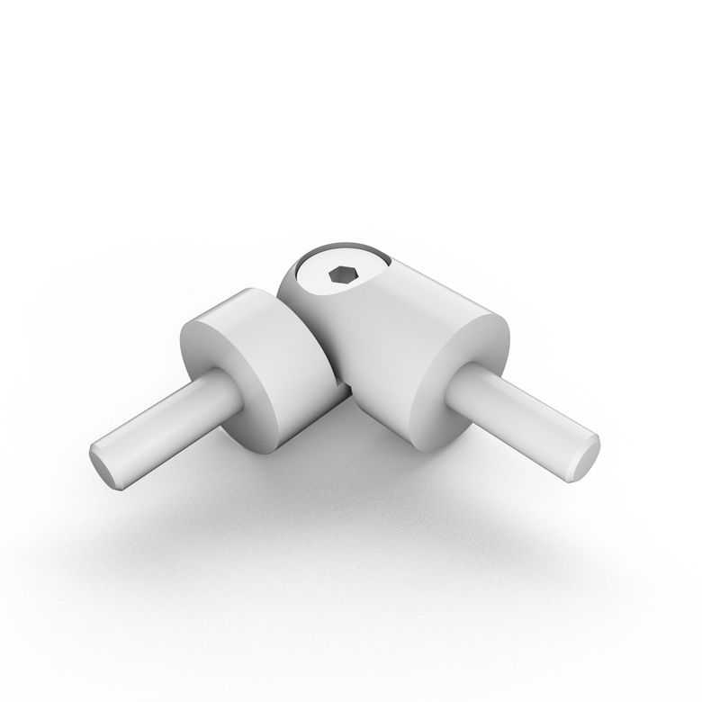 Balustrade Lisséo en aluminium - Kit d'articultation - Extérieur