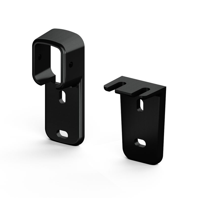 Balustrade OBEISSANTE en aluminium - Kit de fixation murale