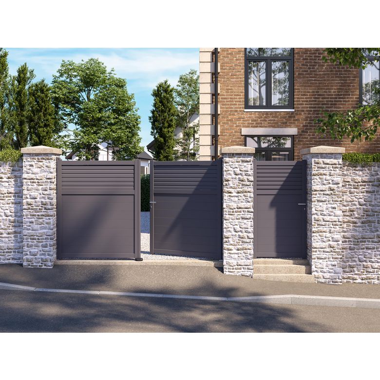Portail battant Aluminium Valmy | Lapeyre
