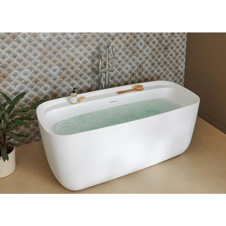 Baignoire droite acrylique BRUNEHILDE