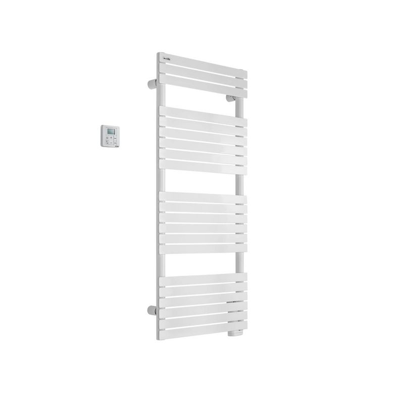 Sèche-serviettes électrique ANCELIA 500W blanc H.121 x l.50 Main Image