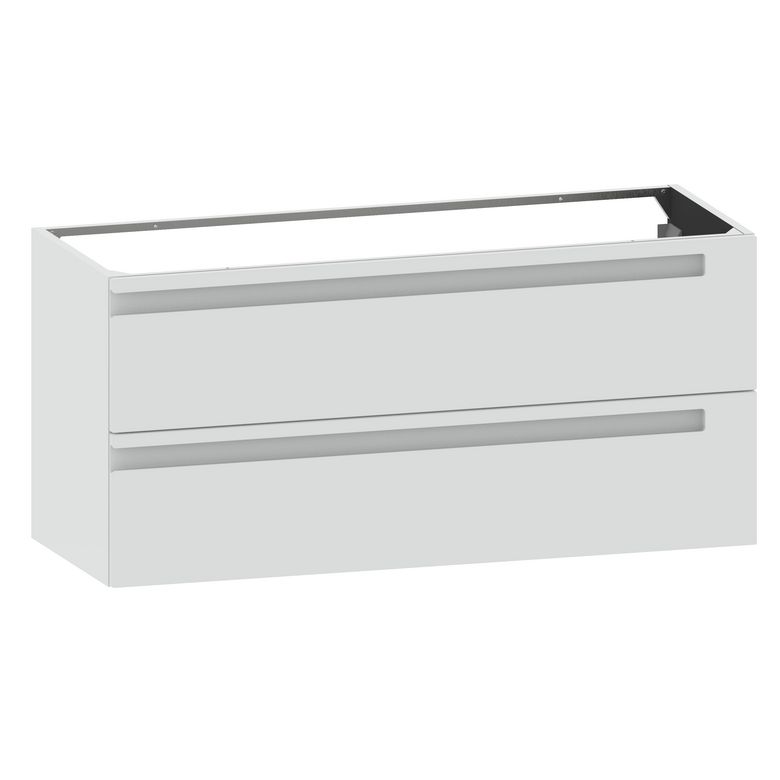 Meuble sous-vasque 120 cm sans plan 2 tiroirs INFINY︱Lapeyre