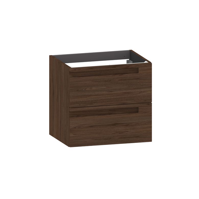 Meuble sous-vasque 60 cm sans plan 2 tiroirs INFINY