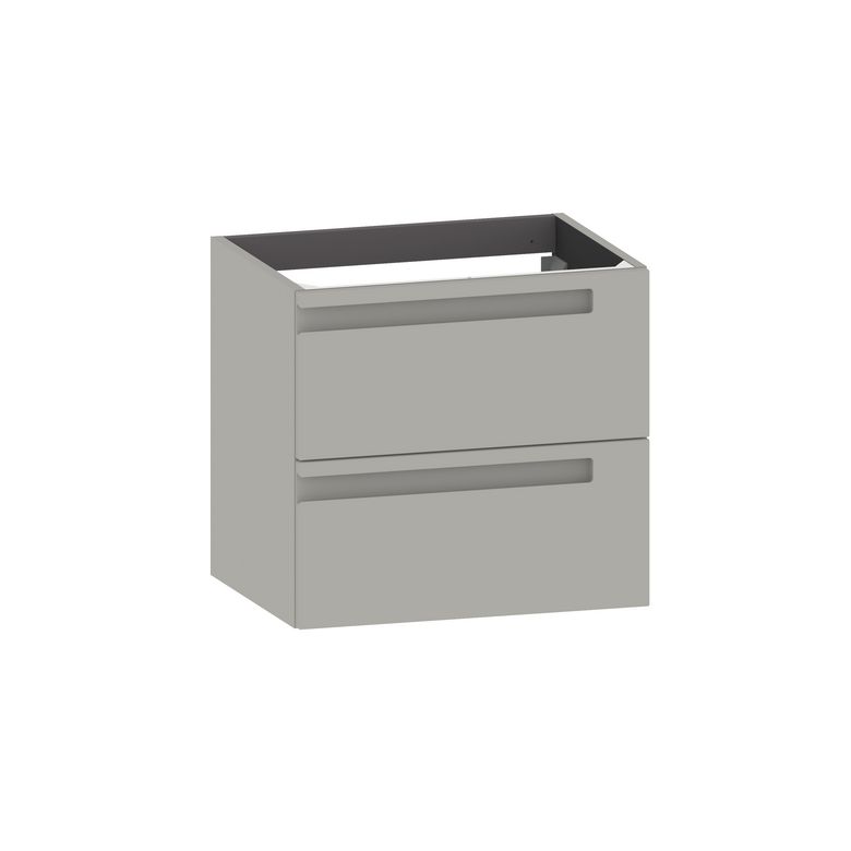 Meuble sous-vasque 60 cm sans plan 2 tiroirs INFINY