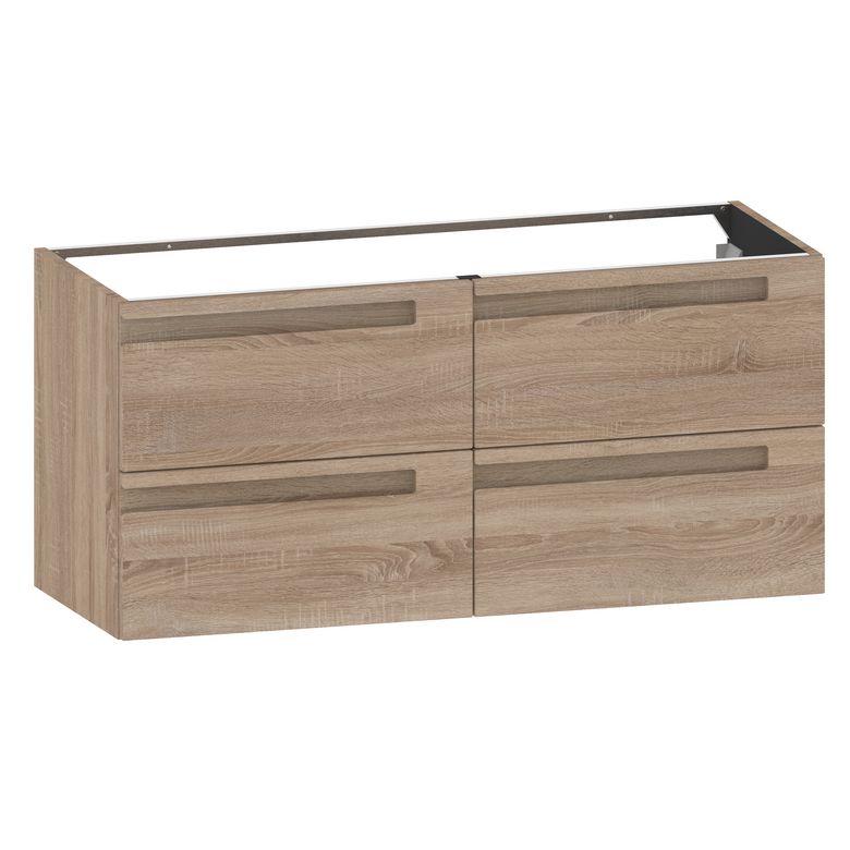 Meuble sous-vasque 120 cm 4 tiroirs INFINY