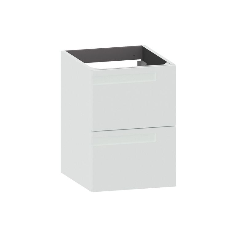 Meuble sous-vasque 40 cm 2 tiroirs INFINY - Lapeyre