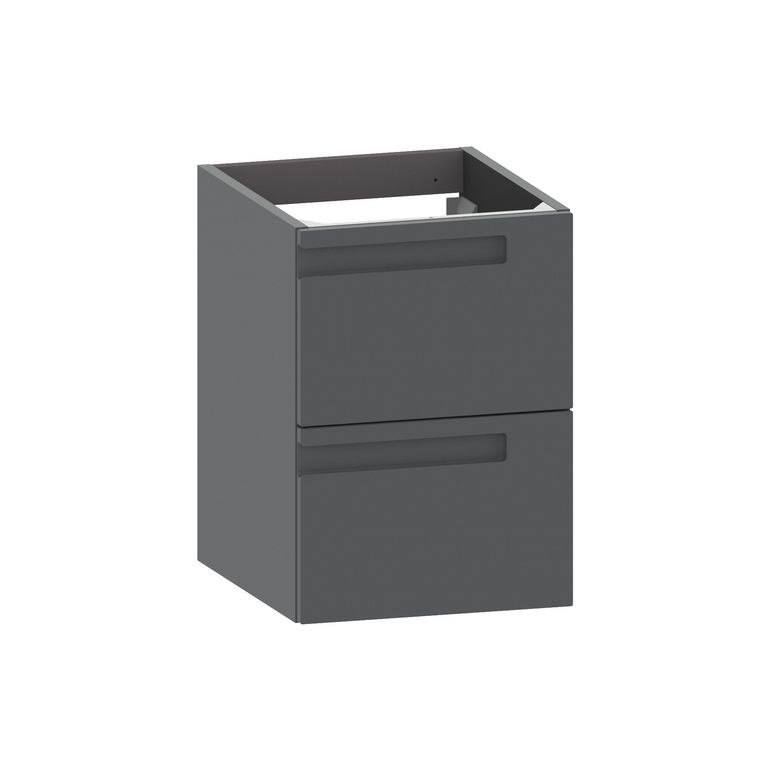 Meuble sous-vasque 40 cm 2 tiroirs INFINY