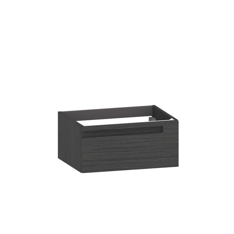 Meuble sous-vasque suspendu 60 cm sans plan 1 tiroir INFINY