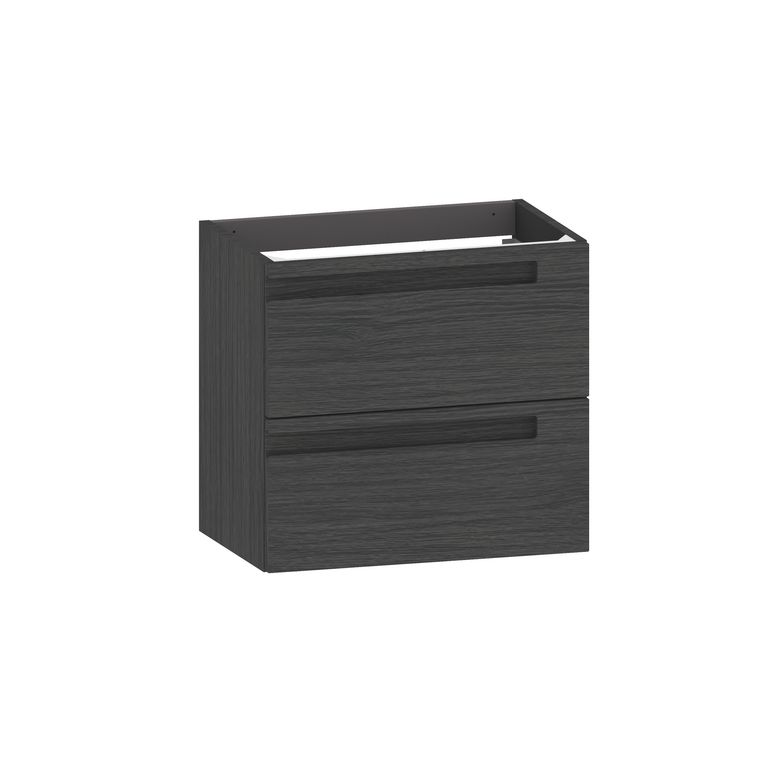 Meuble sous-vasque 60 cm sans plan 2 tiroirs INFINY