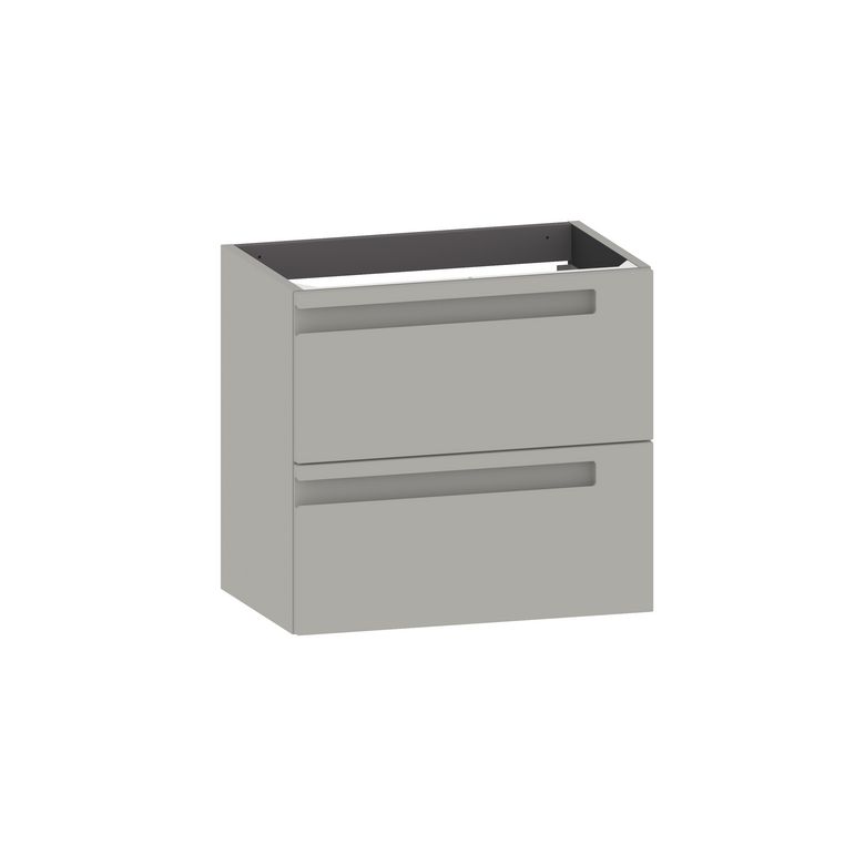 Meuble sous-vasque 60 cm sans plan 2 tiroirs INFINY