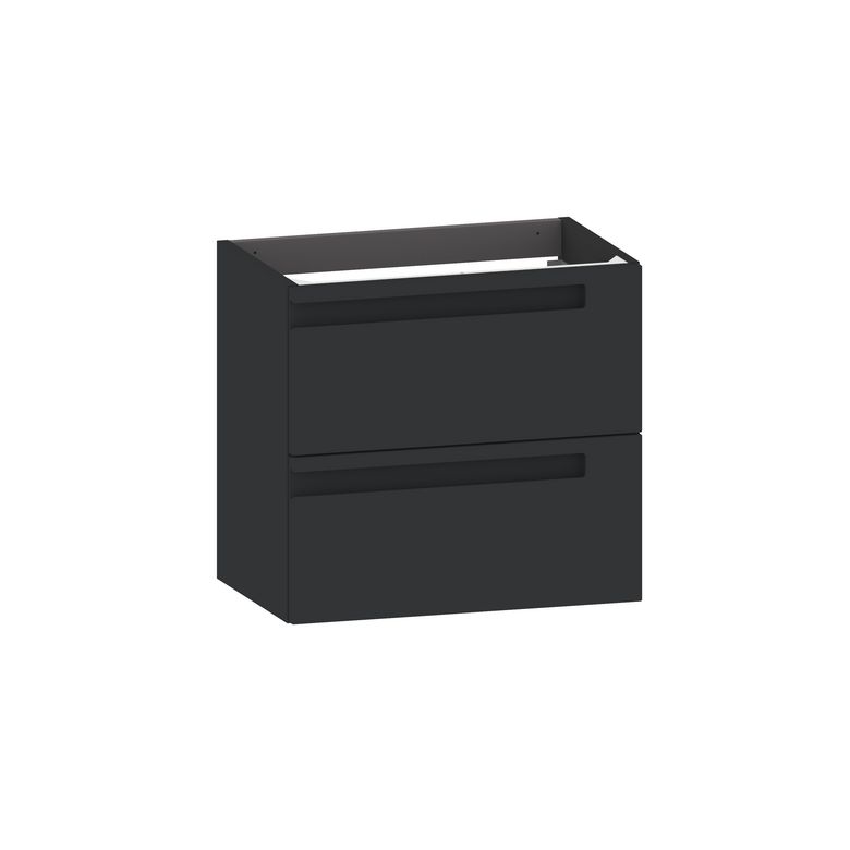 Meuble sous-vasque 60 cm sans plan 2 tiroirs INFINY