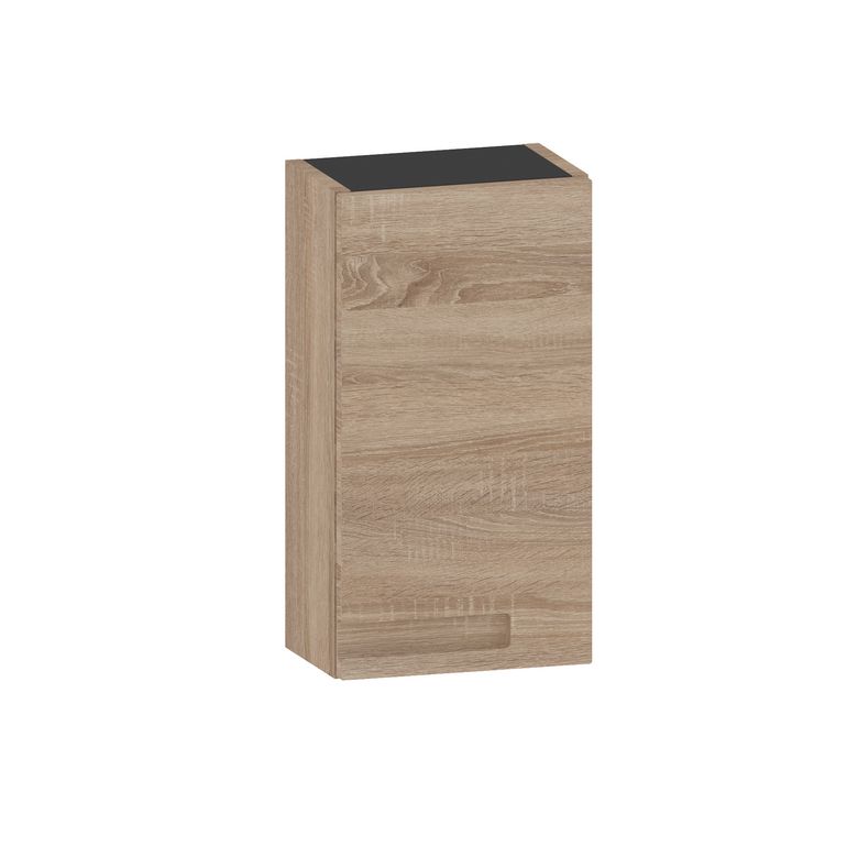 Haut rangement INFINY Bois Clair 1 porte +ouverture à droite l.30 Main Image