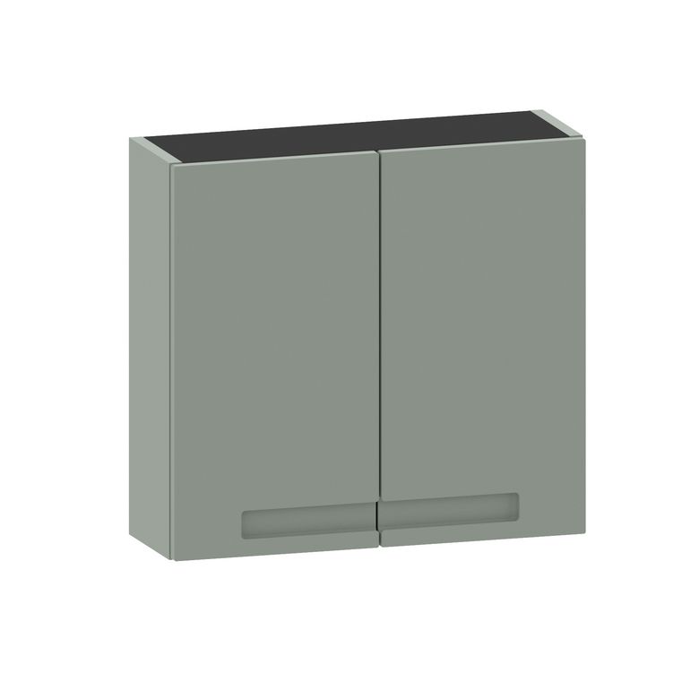 Meuble de salle de bains 60 cm 2 portes INFINY