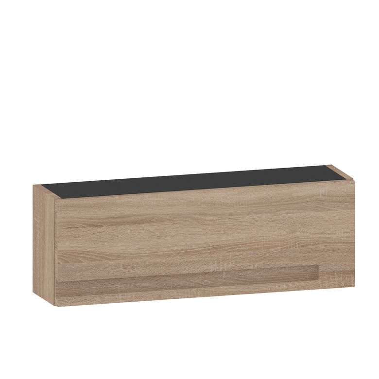 Meuble de salle de bains 80 cm avec 1 porte revelante INFINY