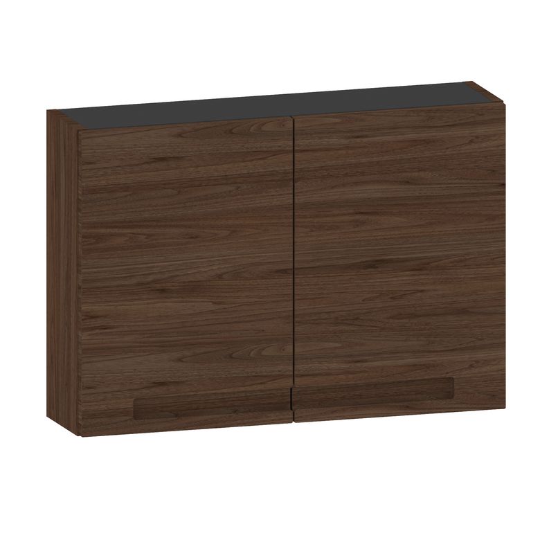 Haut rangement INFINY Bois Brun 2 portes l.80 Main Image