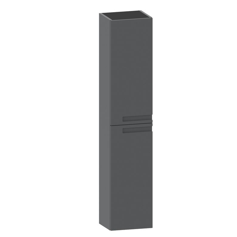 Colonne de salle de bains 35 cm avec 2 portes INFINY