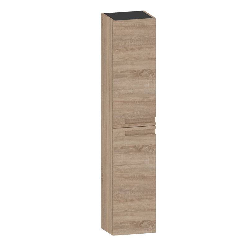 Colonne de salle de bains 35 cm avec 2 portes INFINY