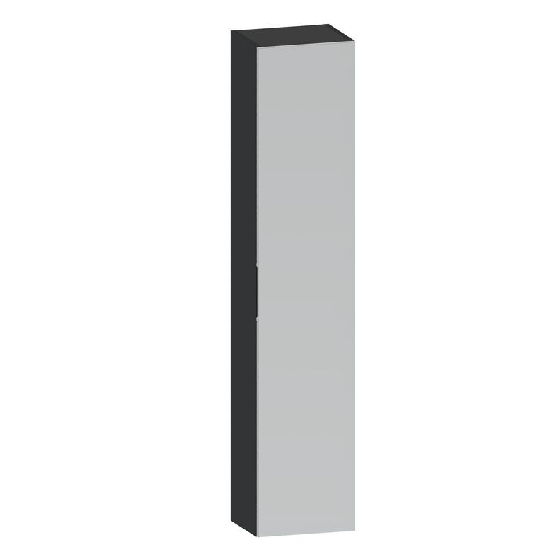 Colonne de salle de bains 35 cm avec 1 porte miroir INFINY