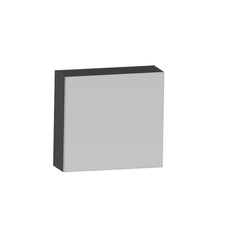 Armoire de toilette 60 cm 1 porte miroir INFINY