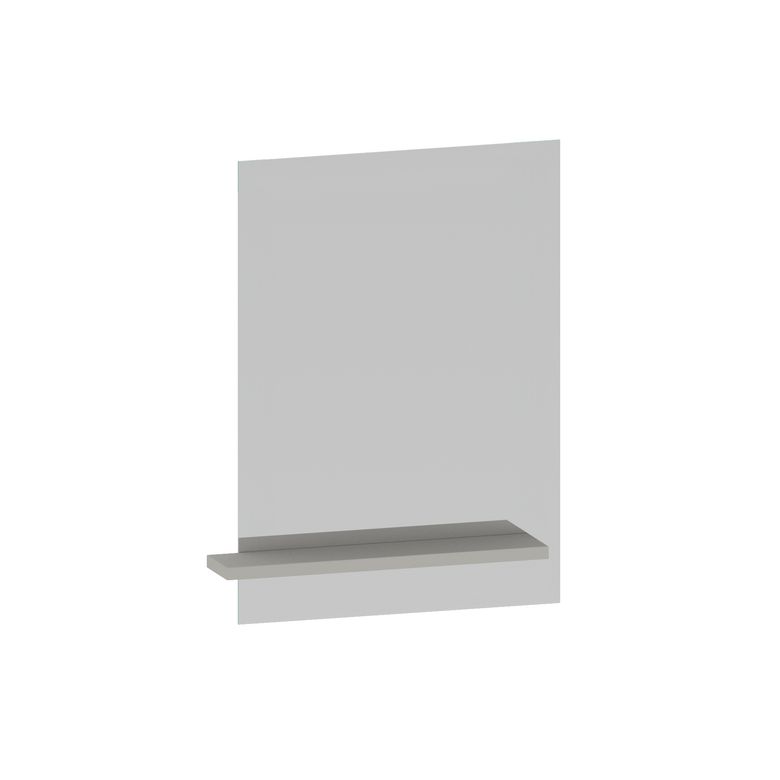 Miroir de salle de bains sur panneau 55 cm avec tablette INFINY