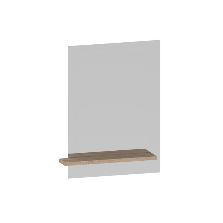 Miroir INFINY bois clair avec tablette L.55 Main Image