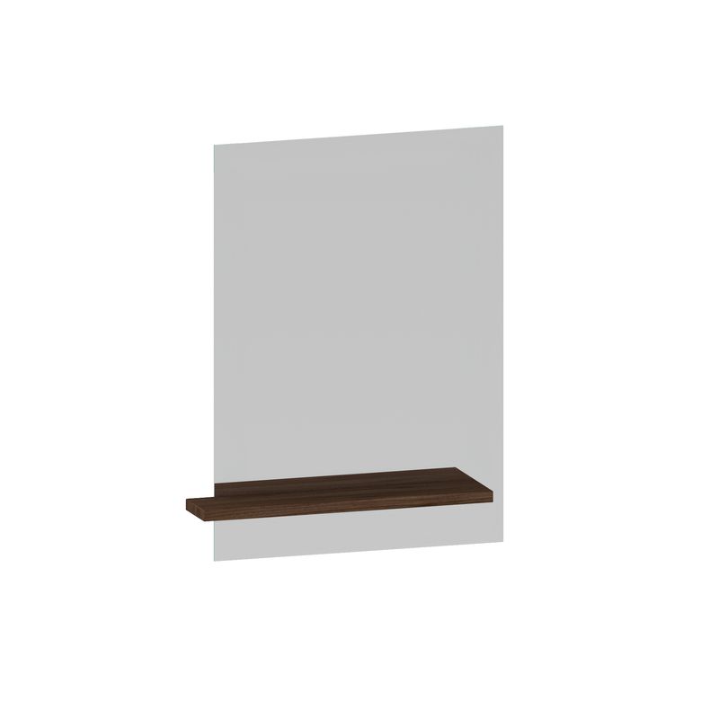 Miroir de salle de bains sur panneau 55 cm avec tablette INFINY